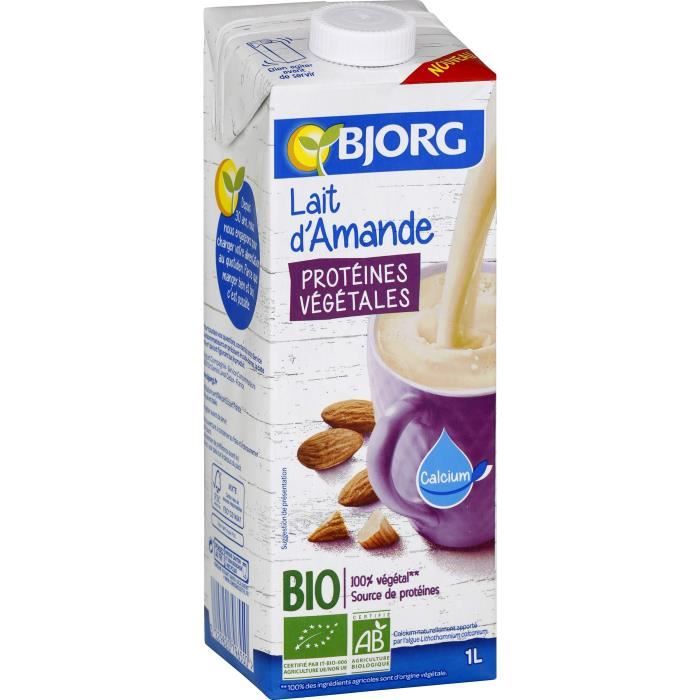 Bjorg Lait Amande Protéines 1l