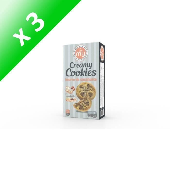My creamy cookies beurre de cacahuète (Lot de 3x 150 g)