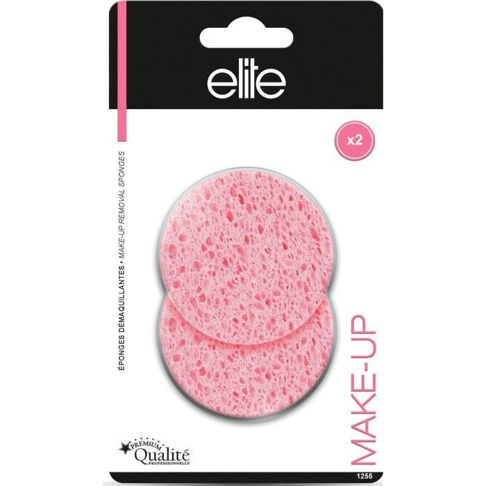 ELITE - Eponges démaquillantes x2