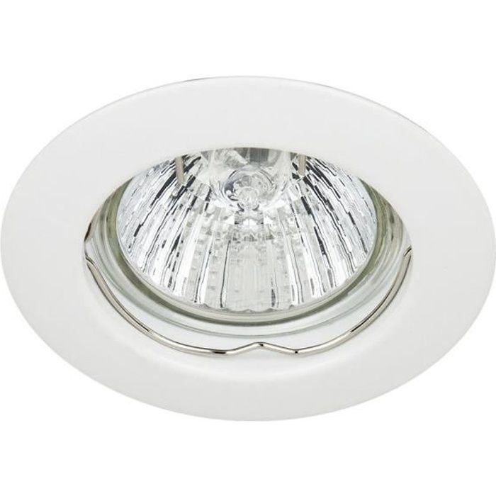 Fixation de spot encastrable Classic White