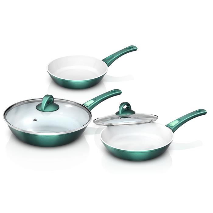 Genius Cerafit Fusion Edition - 7 parties - casseroles Set
