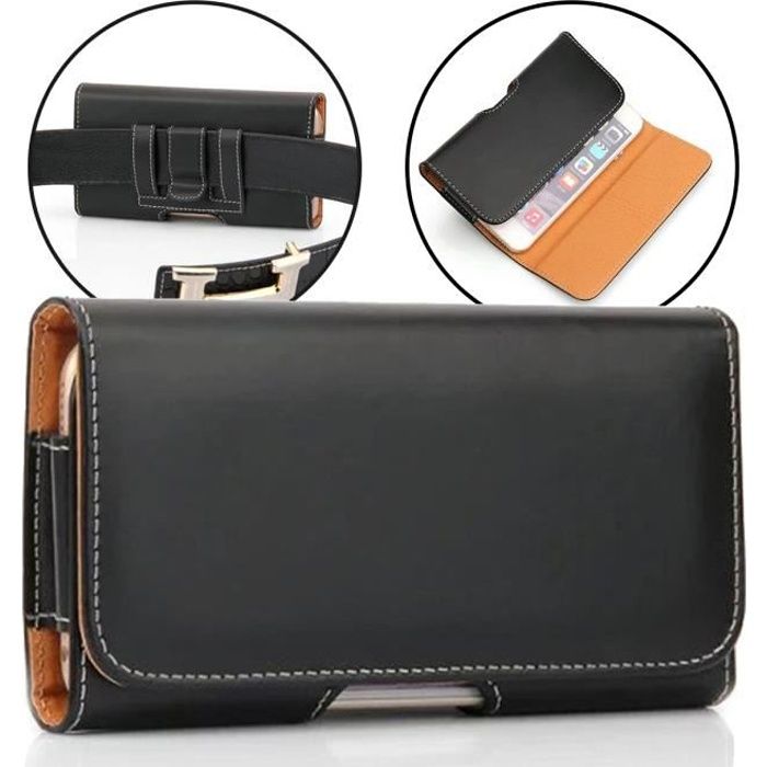 Housse Doogee N20 Coque Luxe PU Cuir Housse Clips de Ceinture Étui