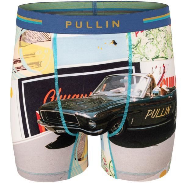 PULL IN Boxer Long Homme Coton Bio ROLLINGSUN Gris