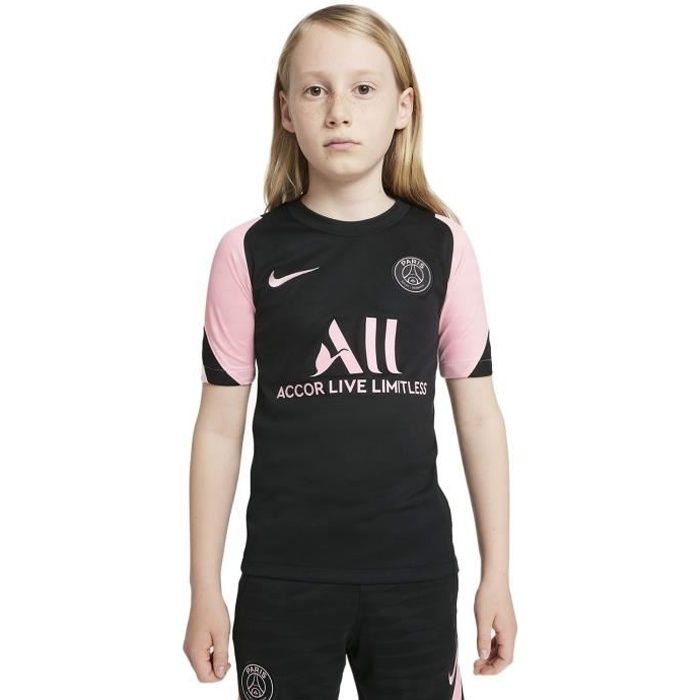 Maillot Nike Psg Strike Away 2021-22 noir / rose enfant
