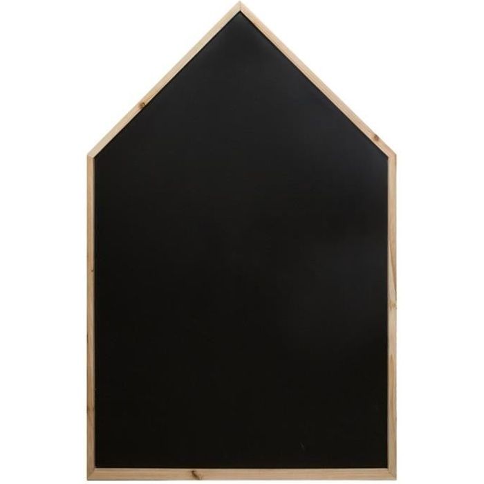 Maison ardoise coloris noir - 75 x 116 cm