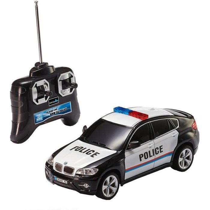 Voiture radiocommandée : BMW X6 Police aille Unique Coloris Unique