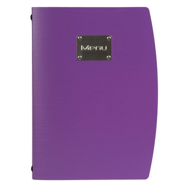 Protège-menus Rio violet 1,8 PVC