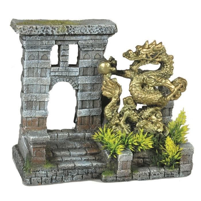 NOBBY Aqua déco Porte du dragon - 215x110x185mm - Pour aquarium