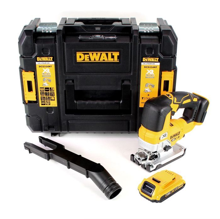 DeWalt DCS 334 NT Scie sauteuse pendulaire sans fil Brushless 18V + 1x Batterie 2 0Ah + Coffret de transport sans chargeur - vue 2