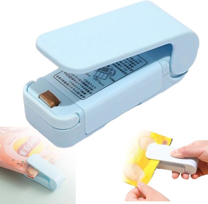 Mini Scelleuse De Sacs Rechargeable USB-C - Avec Coupeur Intégré - Pour Conserver Aliments Frais Et Snacks Croustillants - Portable, Magnétique