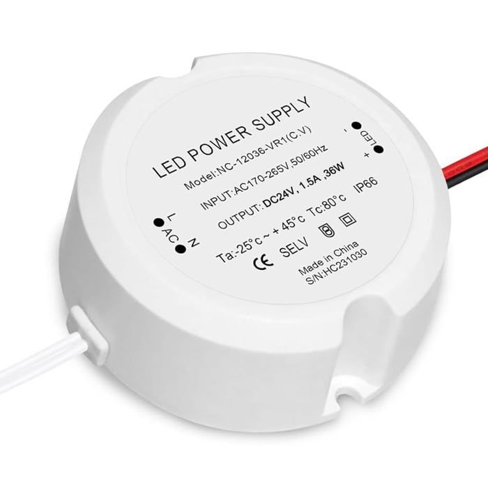 Alimentatore LED 24V 36W Afenau - Trasformatore IP66 Per Strisce LED - Foto 8