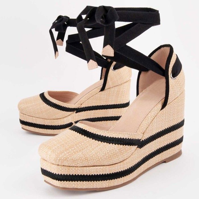 MONTEVITA Montevita Wedge Sparto Balenci11 Beige