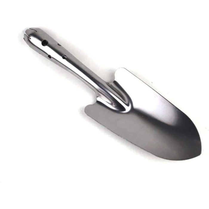Petite Pelle Carrée En Acier Inoxydable - Légère, Robuste, Pour Jardinage, Plantation, Rempotage - 11