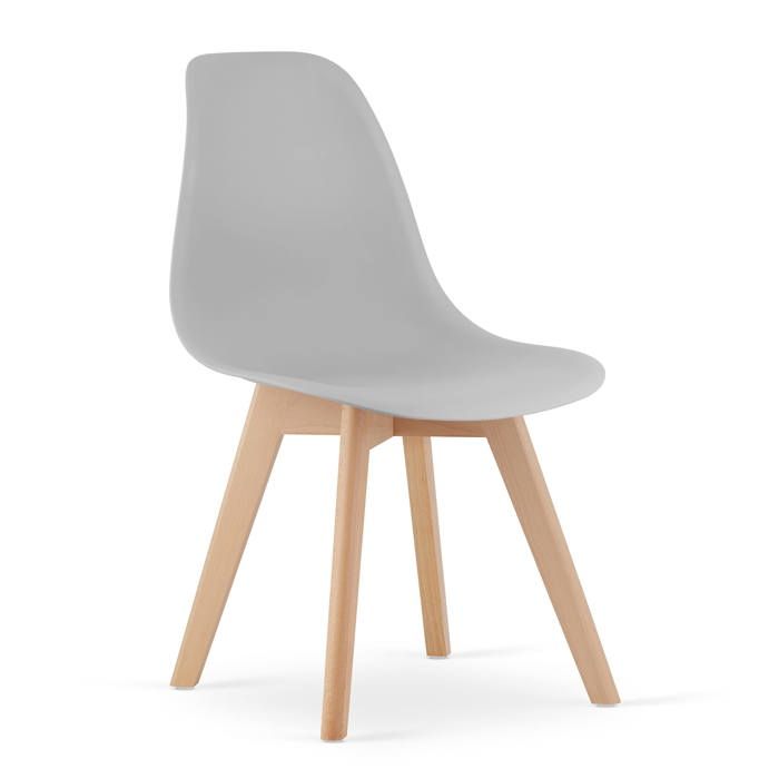 KOMODEE Chaise CHIETI - gris x 1 46x80x55 cm KOMODEE Chaise CHIETI - gris x 1 46x80x55 cm
