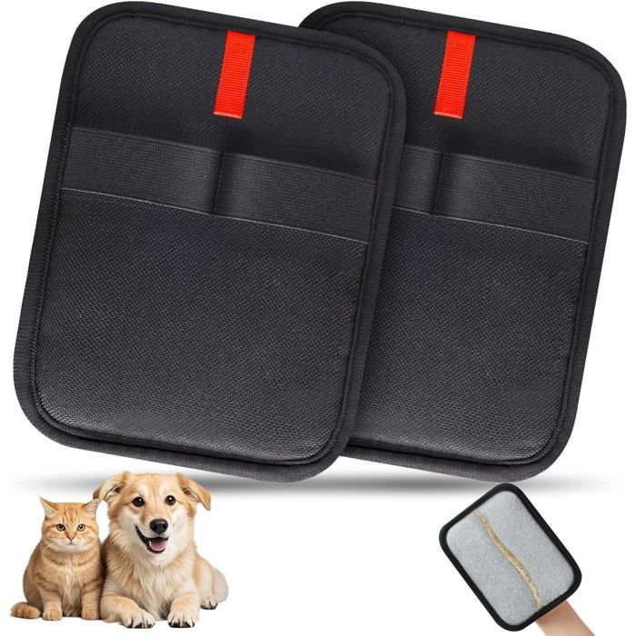 Comparer les prix de Gants de toilettage - KZQ - Lot de 2 - Réutilisables - Électrostatiques - Pour chats