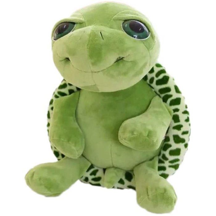 Marionnette Tortue En Peluche – Jouet Interactif à Main – Dessin Animé, 30 Cm, Vert – Pour Raconter Des Histoires