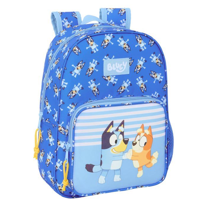 Sac à dos décole pour enfants - safta - 26x11x34 cm - Bleu - Polyester - Poche porte-bouteille - Épaulettes rembourrées