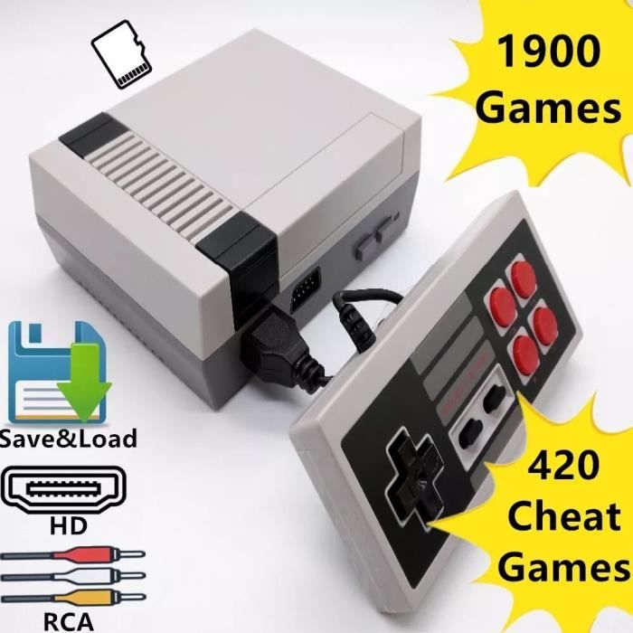 Console de jeu vidéo TV rétro HD pour Nes, jeux, prise en charge de l
