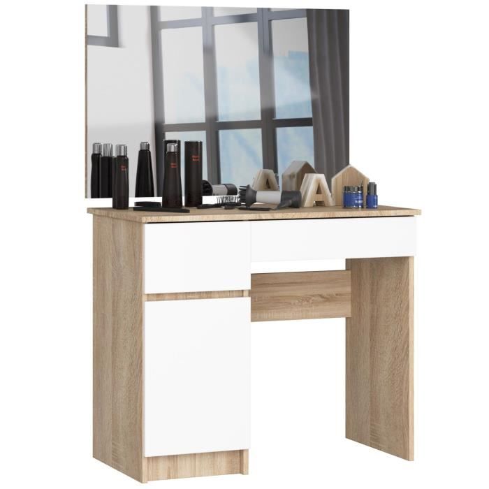 vidaXL Tables de maquillage pour chambre avec tiroir Chêne Sonoma | vidaXL .ch