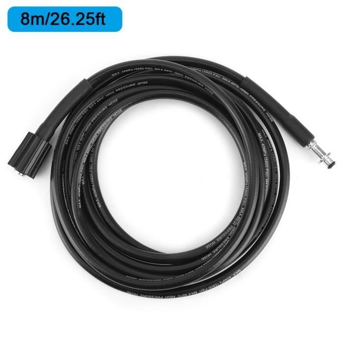 Akozon Tuyau De Nettoyage D'eau Tuyau De Lave-auto 40MPa / 5800PSI Tuyau De Nettoyage à Eau