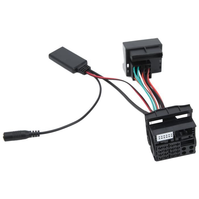 Câble Adaptateur Bluetooth 5.0 AUX-in Pour Autoradio Citroën/Peugeot – Avec Microphone Pour Appels Mains Libres