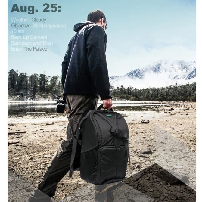 Appareil Photo Etanche Sling Sac A Dos Pour Canon Dslr Gn Salle De