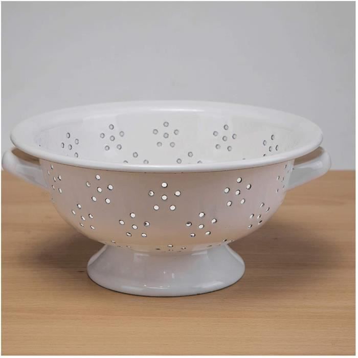 OAKOA Grand Bol Décoratif En Béton - Bol à Fruits Cannele Blanc Moderne