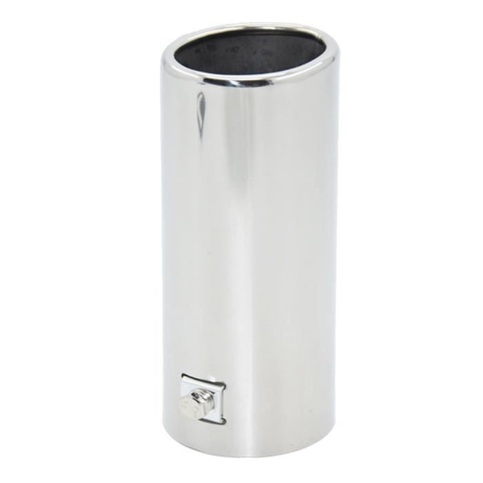 Adaptateur Droit Tuyau Échappement Inox Réducteur Universel Moto Voiture – Look Sportif & Performance (45mm-51mm)