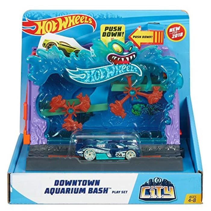 Voiture Electrique Icgay City Downtown Aquarium Bashplay Set Cdiscount Jeux Jouets