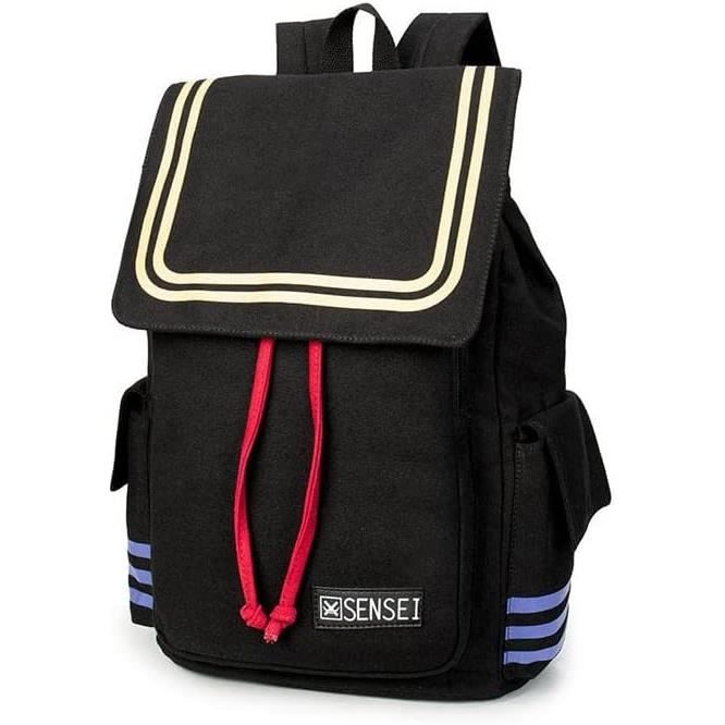Sac à Dos Grand Volume Style Japonais - Pour Collège, Voyage, Étudiant, Design Simple Et Pratique