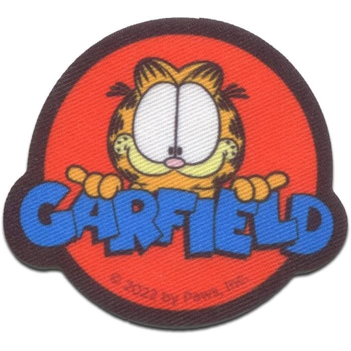 Garfield Patch Garfield Logo Chat De Bande Dessinée Imprimé - Ecusson Thermocollant ...