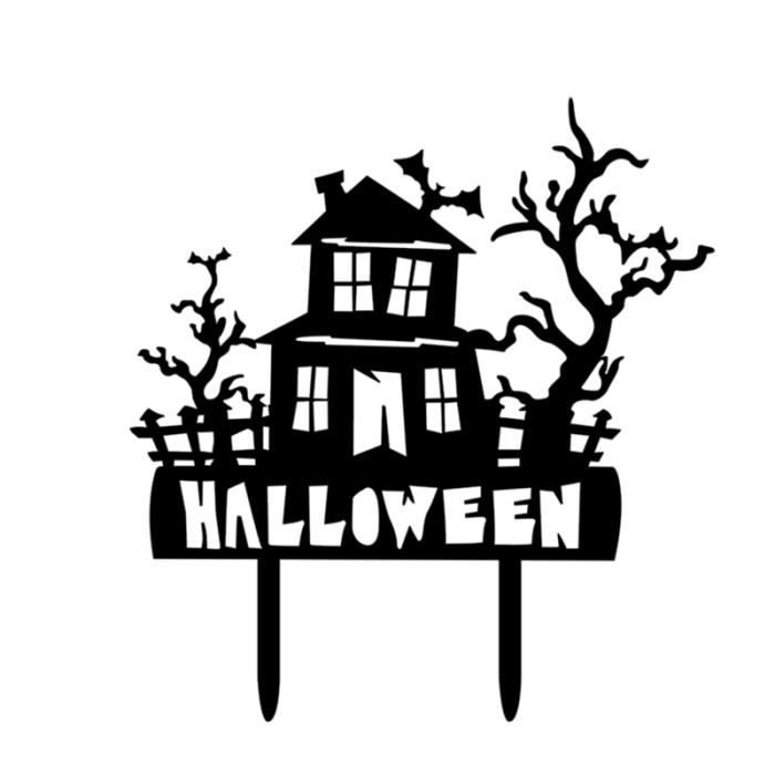 Maison Hantee D Halloween Forme De Gateau Acrylique Gateau Decor Pour Halloween Party Festival De Achat Vente Figurine Decor Gateau Soldes Sur Cdiscount Des Le 20 Janvier Cdiscount