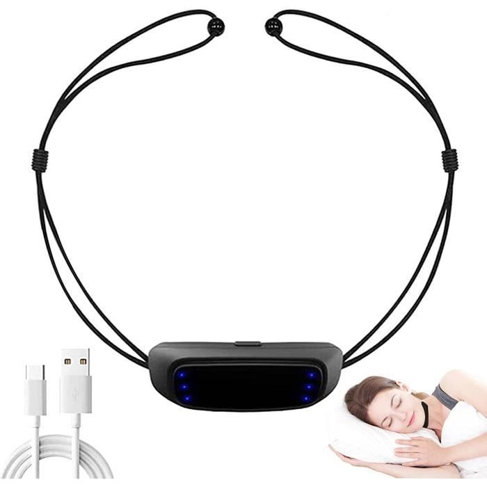 Dispositifs antironflement, apnée du sommeil portable, embout buccal pour mâchoire, mentonnière