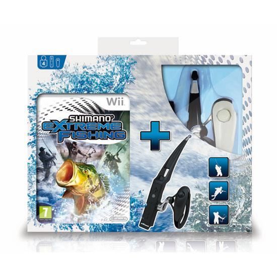 Jeu De Pêche Réaliste - Shimano Xtreme Fishing - Nintendo Wii - Commandes De Mouvement Précises - Version Boîte