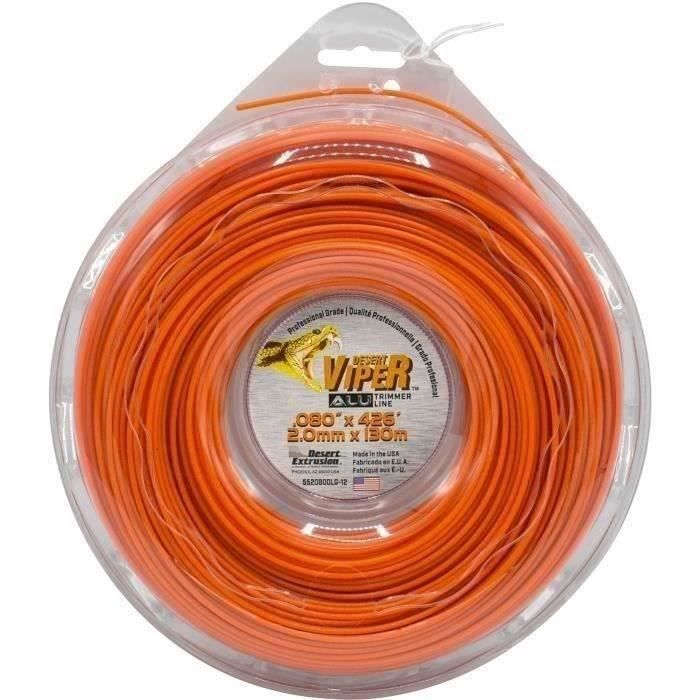 Fil Desert Viper Alu rond 2,0 x 130 m - orange