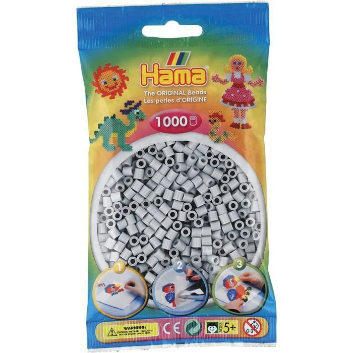 Sachet de 7 500 perles Hama à repasser taille mini coloris assortis