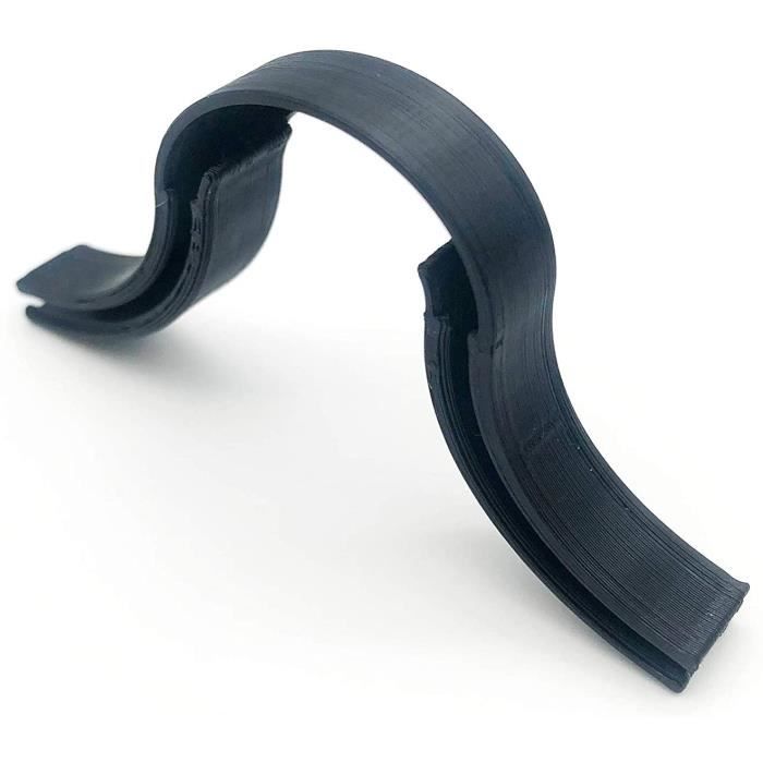 pince de nez anti buée，pour masque Empêche la buée et la vapeur Respiration  plus lisse Recyclable Bande de pont de nez (Noir) 5pcs