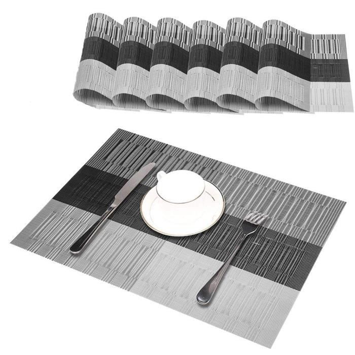Sets De Table Ensemble De 6 Antiderapants Anti Usure
