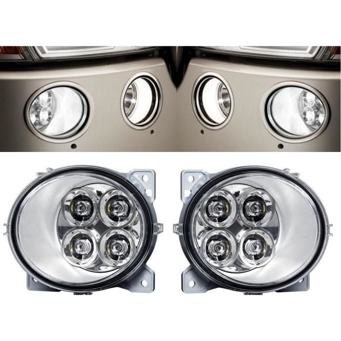 Clignotant LED Avant Gauche 24V Pour Scania P G R (2003–2016) Et S (2016+) – Blanc DRL + Orange Clignotant – Compatible R420 R500 R620