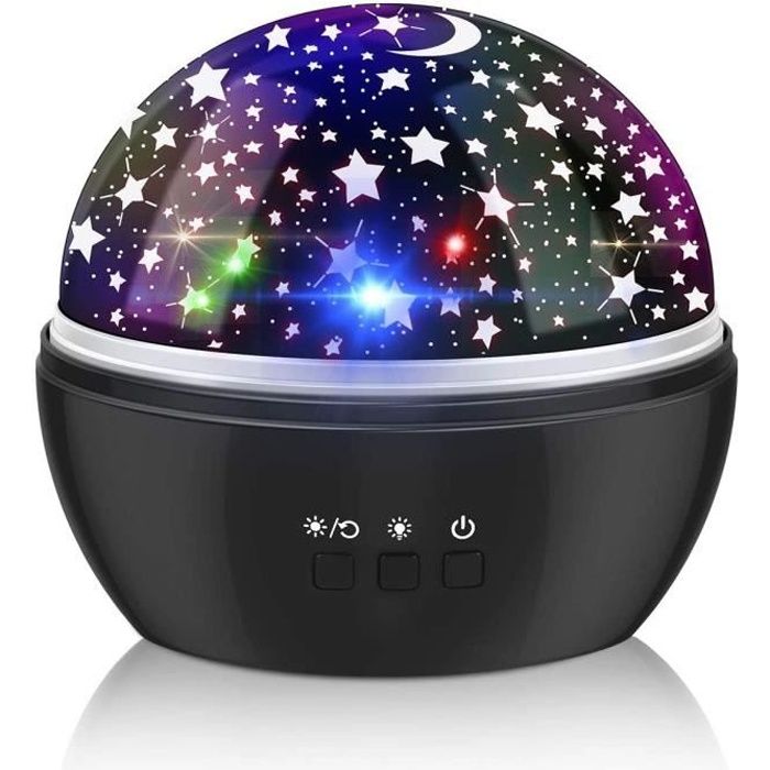 Lampe Projecteur Etoile Veilleuse Enfant Et Bebe Veilleuse Led Romantique Lumiere Etoile Pour Maison Chambre Fete Noel Noir Cdiscount Puericulture Eveil Bebe
