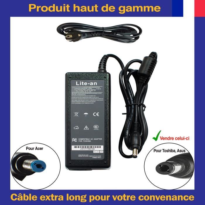 Zolt Chargeur Universel pour Odinateur Portable pour HP Dell Acer ASUS