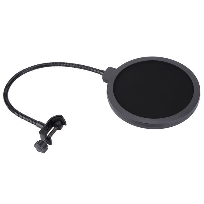 Filtre Anti-pop Professionnel Double Couche Pour Micro - Compatible Yeti, Blue, HyperX, Etc. - Pivot 360°, Réduction Bruit Et Souffles - 14