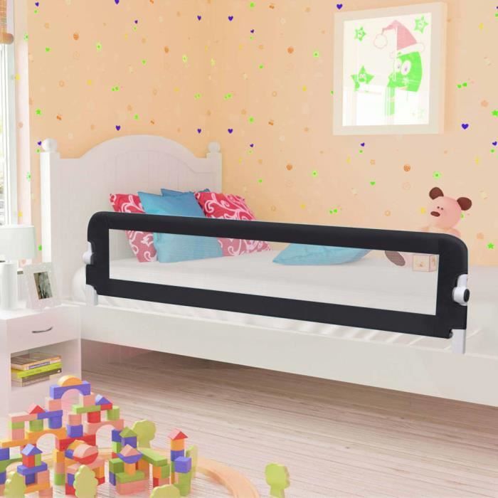 Luxueux Magnifique-Barrière de sécurité de lit d'enfant - Gris 180x42 cm  Polyester - Cdiscount Puériculture & Eveil bébé