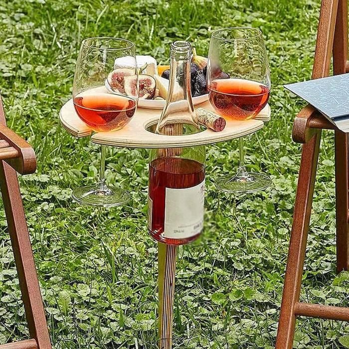 Table de pique-nique pliante, ensemble de chaises de Camping avec 2  tabourets, Table d'appoint Portable pour pique-nique jardin cour Patio  extérieur - AliExpress