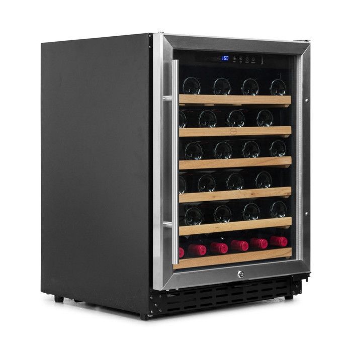 Cave à vin 50 bouteilles Inox CHR 1T - vinobox - Vinobox