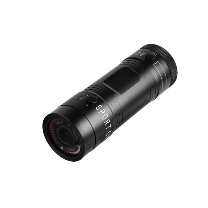 Caméra Sport DV Full HD 1080P Mini Sports DV Caméra Portable Étanche avec Porte-caméra Caméscope Action Camera pour Vélo