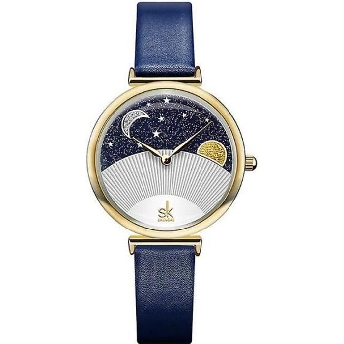Montre connectée bracelet cuir femme store