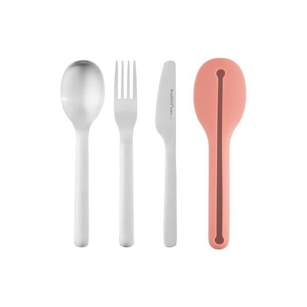 Sliver (6pcs) - Service de couverts de voyage réutilisables, en acier
