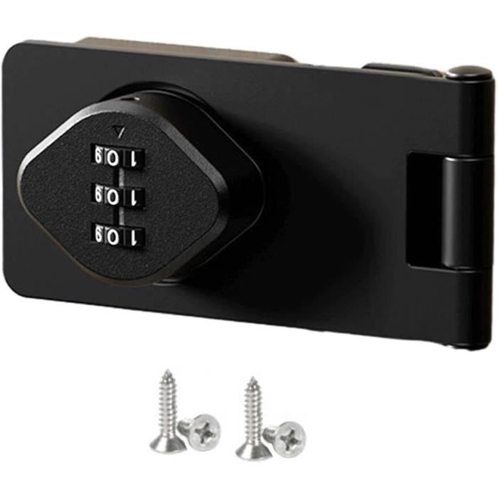 Plowatxi Verrou De Porte D'armoire Sans Clé à Deux Volets, Serrure à