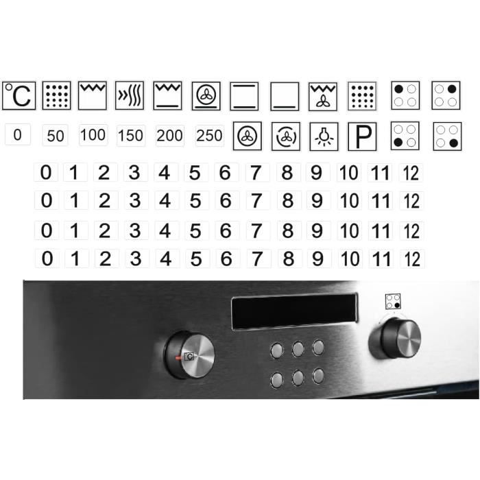 MANWU Lo Thru Hi Autocollant De Rechange Pour Plaque De Cuisson